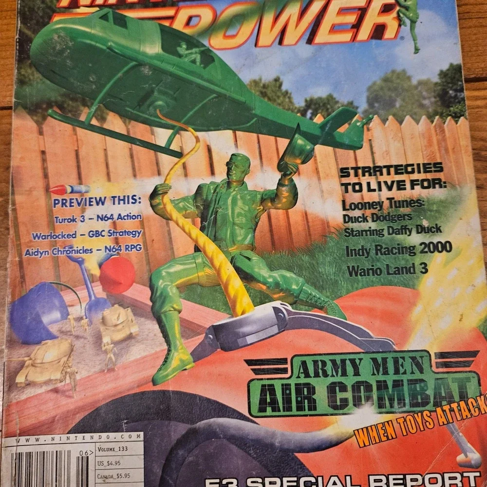 VTG Nintendo Power Vol. 133 June Army Men Air Combat E3 N64 Magazine
